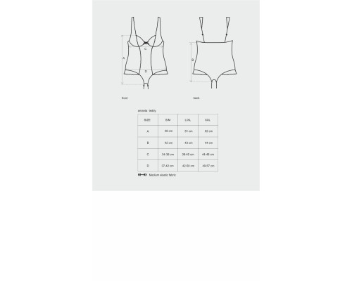 Obsessive Amanta teddy L/XL