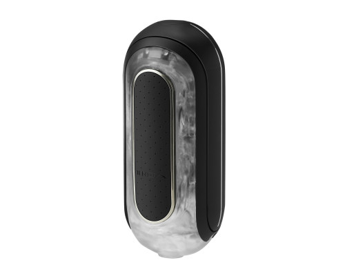 Мастурбатор Tenga Flip Zero Electronic Vibration Black, змінна інтенсивність, розкладний