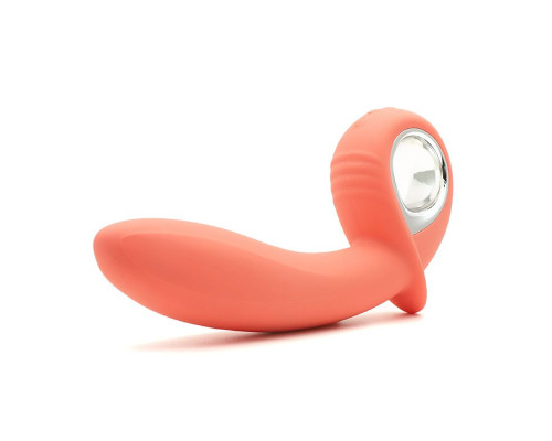 Анальний вібратор KisToy Klein Orange з кінчиком, що надувається, unisex, діаметр 3,5-5 см