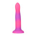 Фалоімітатор, що світиться у темряві, ADDICTION - Rave - 8" Glow in the Dark Dildo - Pink Purple