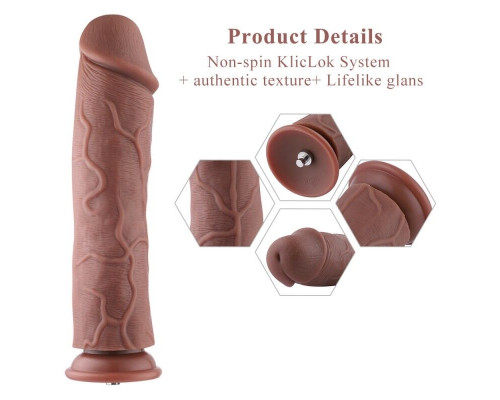 Hismith 11" Silicone Dildo