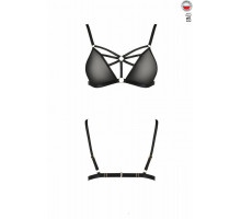 Бюстгальтер-стрепи MEGGY BRA black S/M - Passion Exclusive