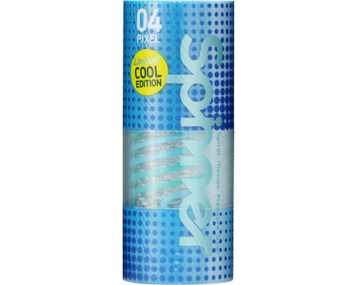 Мастурбатор Tenga Spinner 04 Pixel Cool Edition з пружною стимулювальною спіраллю всередині