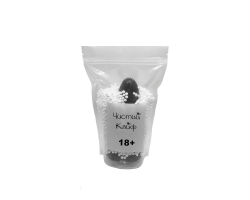 Крафтове мило-член із присоскою Чистий Кайф Black size L, натуральне