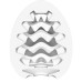 Мастурбатор-яйце Tenga Egg Wavy II Cool з подвійним хвилястим рельєфом та охолоджувальним ефектом