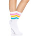 Leg Avenue Pride crew socks Pansexual