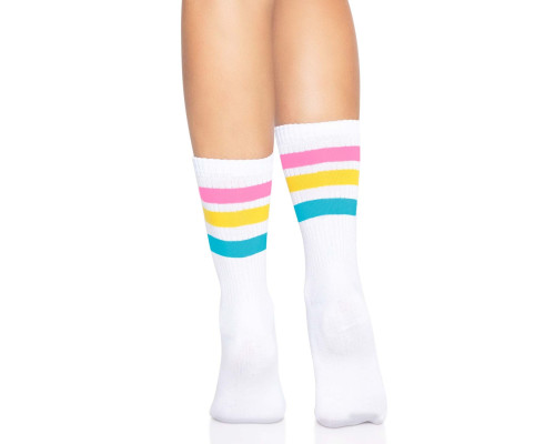 Leg Avenue Pride crew socks Pansexual