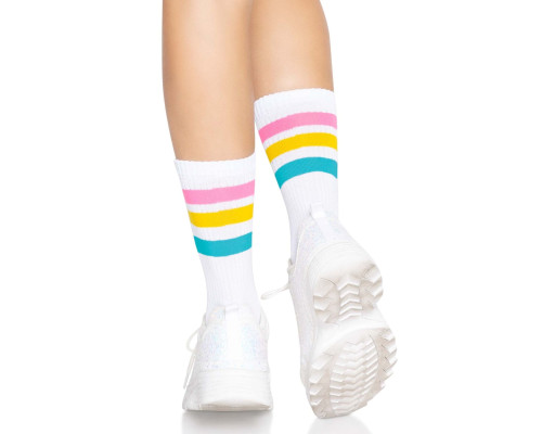 Leg Avenue Pride crew socks Pansexual