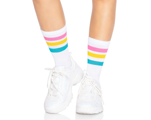 Leg Avenue Pride crew socks Pansexual