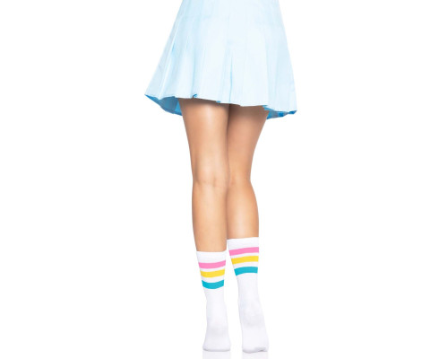 Leg Avenue Pride crew socks Pansexual