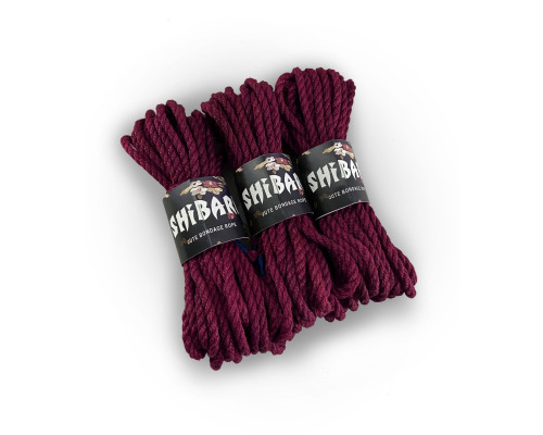 Джутова мотузка для шібарі Feral Feelings Shibari Rope, 8 м фіолетова