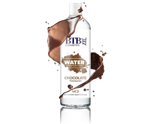 Змазка на водній основі BTB FLAVORED CHOCOLAT з ароматом шоколаду (250 мл)