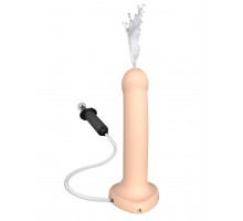 Кінчаючий фалоімітатор Strap-On-Me Dildo Cum Flesh, діаметр 3,6см, силікон, насадка для страпону