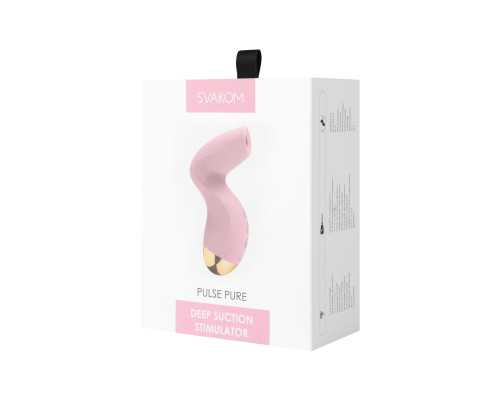 Вакуумний стимулятор Svakom Pulse Pure Pale Pink