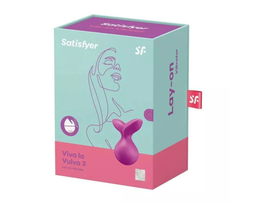 Satisfyer Viva la Vulva 3 Violet - кліторальний стимулятор