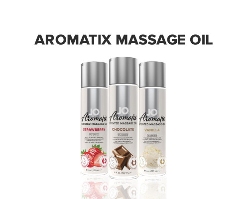 Натуральна масажна олія System JO Aromatix — Massage Oil — Chocolate 120 мл