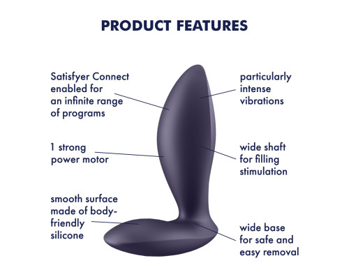 Анальная пробка Satisfyer Power Plug