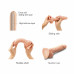 Реалістичний фалоімітатор Strap-On-Me Sliding Skin Realistic Dildo Vanille - XXL, ефект рухливої шкіри