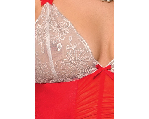 Боді LORAINE BODY red S/M - Passion Exclusive