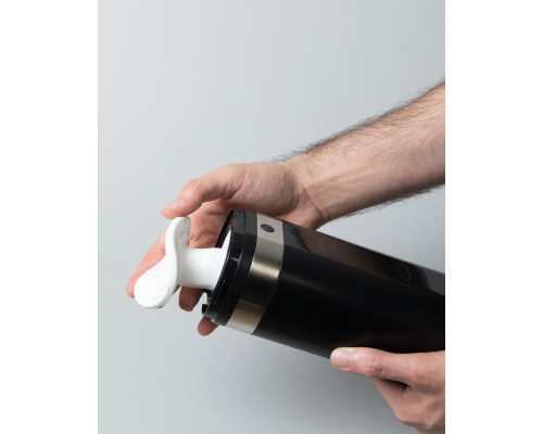 Інтерактивний мастурбатор Kiiroo Onyx 2, 10 стискальних кільця, не треба рухати, теледільдоніка