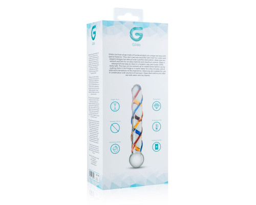 Скляний ділдо Gildo Glass Dildo No. 10