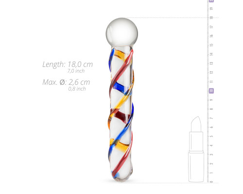 Скляний ділдо Gildo Glass Dildo No. 10