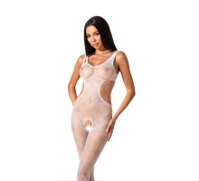 Эротический бодистокинг с рисунком Passion BS085 white
