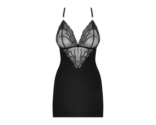 Obsessive 828-CHE-1 chemise & thong L/XL