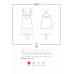 Obsessive 828-CHE-1 chemise & thong L/XL