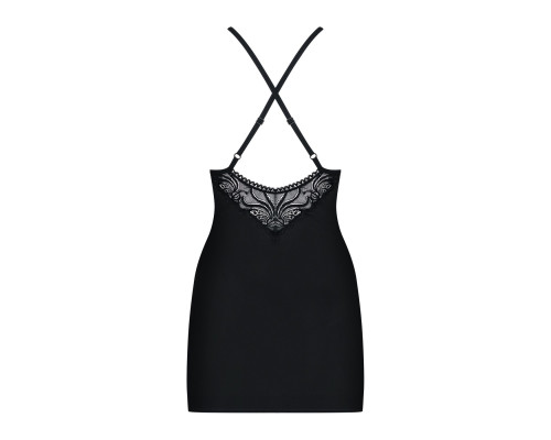 Obsessive 828-CHE-1 chemise & thong L/XL