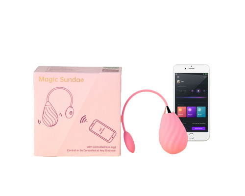 Смарт-віброяйце Magic Motion Sundae Pink