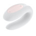 Смарт-вібратор для пар Satisfyer Double Joy White із широким кліторальним стимулятором