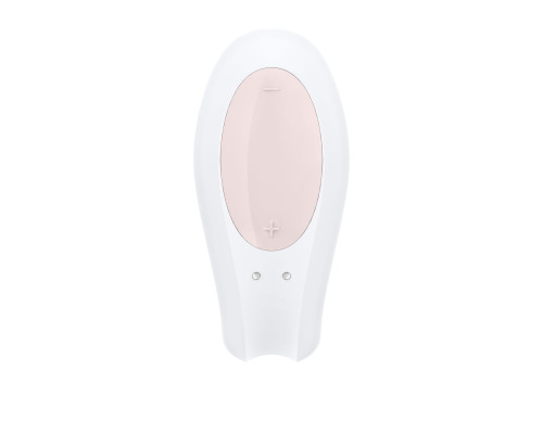 Смарт-вібратор для пар Satisfyer Double Joy White із широким кліторальним стимулятором