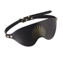 Роскошная маска на глаза Zalo Blindfolds Black