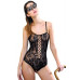 Боди сетка Anne De Ales BAROQUE Black M/L