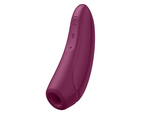 Вакуумний кліторальний смарт-стимулятор Satisfyer Curvy 1 + Rose Red