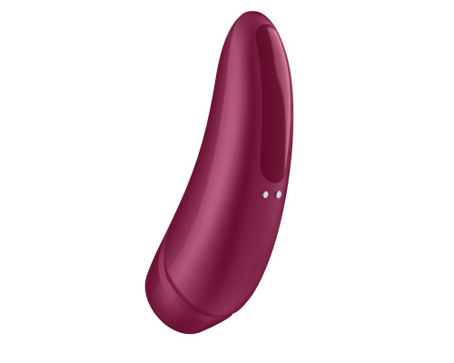Вакуумний кліторальний смарт-стимулятор Satisfyer Curvy 1 + Rose Red
