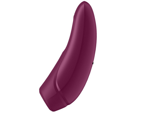 Вакуумний кліторальний смарт-стимулятор Satisfyer Curvy 1 + Rose Red