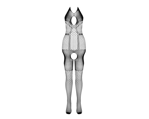 Бодистокинг с имитацией чулок Passion BS079 black