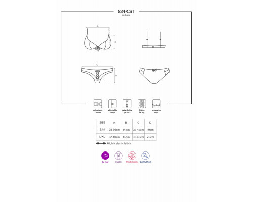 Obsessive 834-CST-6 nurse costume L/XL