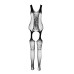 Бодистокинг с имитацией чулок и ажурной вставкой Passion BS072 red