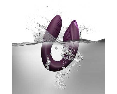 Жіночий вібратор для оргазму без рук Rocks Off Rock Chick Diva Purple, пульт ДК