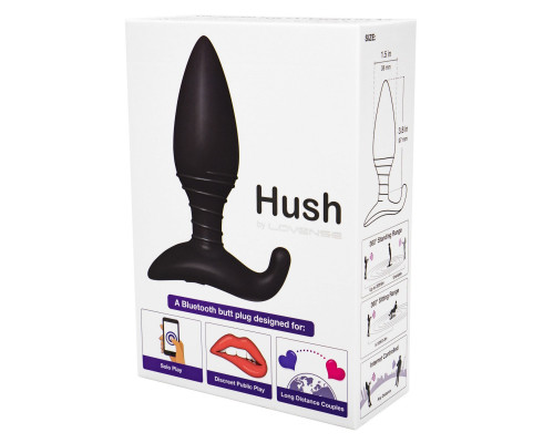 Анальна смарт вібропробка Lovense Hush, розмір S