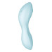 Вакуумний смарт-стимулятор із вібрацією Satisfyer Curvy Trinity 5 (Blue), керування зі смартфона