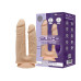 Фалоімітатор з вібрацією SilexD Double Gusto Vibro Flesh (Model 1 size 8" & 7") + LRS