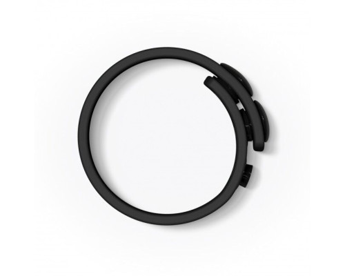 Регулируемое эрекционное кольцо на кнопках Love To Love HERO RING - BLACK ONYX