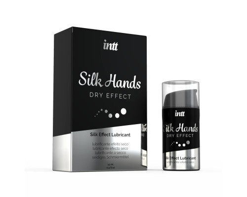 Ультра-густа силіконова змазка Intt Silk Hands (15 мл) з матовим ефектом, шовковистий ефект