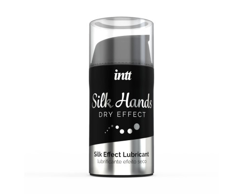 Ультра-густа силіконова змазка Intt Silk Hands (15 мл) з матовим ефектом, шовковистий ефект