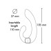 Вібратор кролик гнучкий Shunga - Miyo Intimate Massager Rasberry