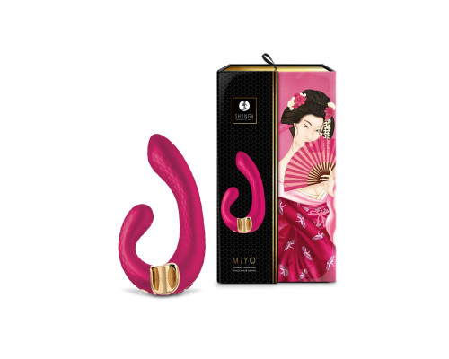 Вібратор кролик гнучкий Shunga - Miyo Intimate Massager Rasberry